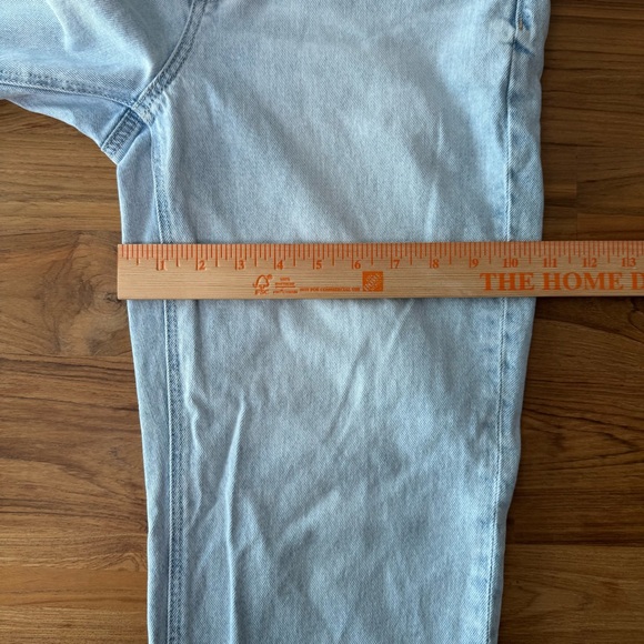 American Eagle Jeans Women’s 8 Super High Rise Straight Light Wash - Picture 8 of 13